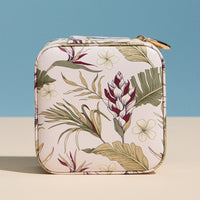 Botanical Floral Travel Jewelry Box