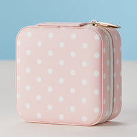 Faux Leather Novelty Print Travel Jewelry Box