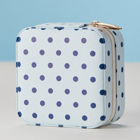 Faux Leather Novelty Print Travel Jewelry Box