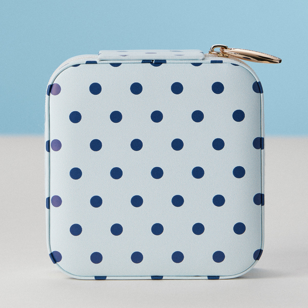 Faux Leather Novelty Print Travel Jewelry Box