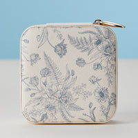 Faux Leather Novelty Print Travel Jewelry Box