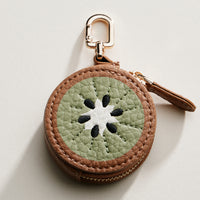 New Mixed Fruit Coin Purse Keychain | Vegan Leather Mini Bag charm