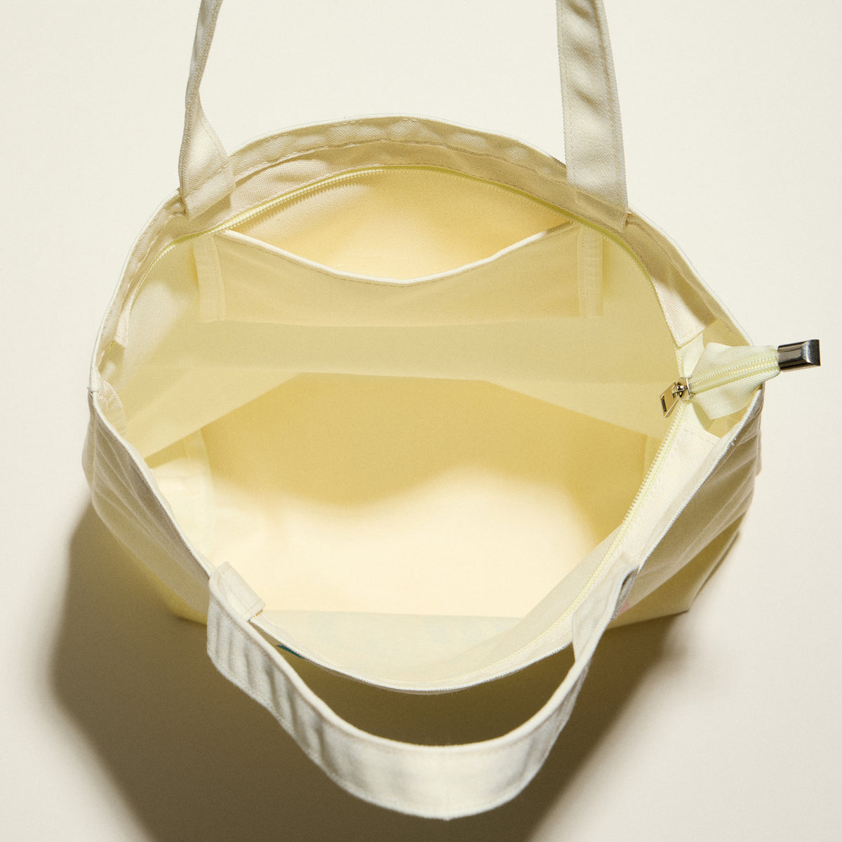 The Beach Club Canvas Tote Bag with Zip Closure – Lightweight Everyday Beach & Travel Tote