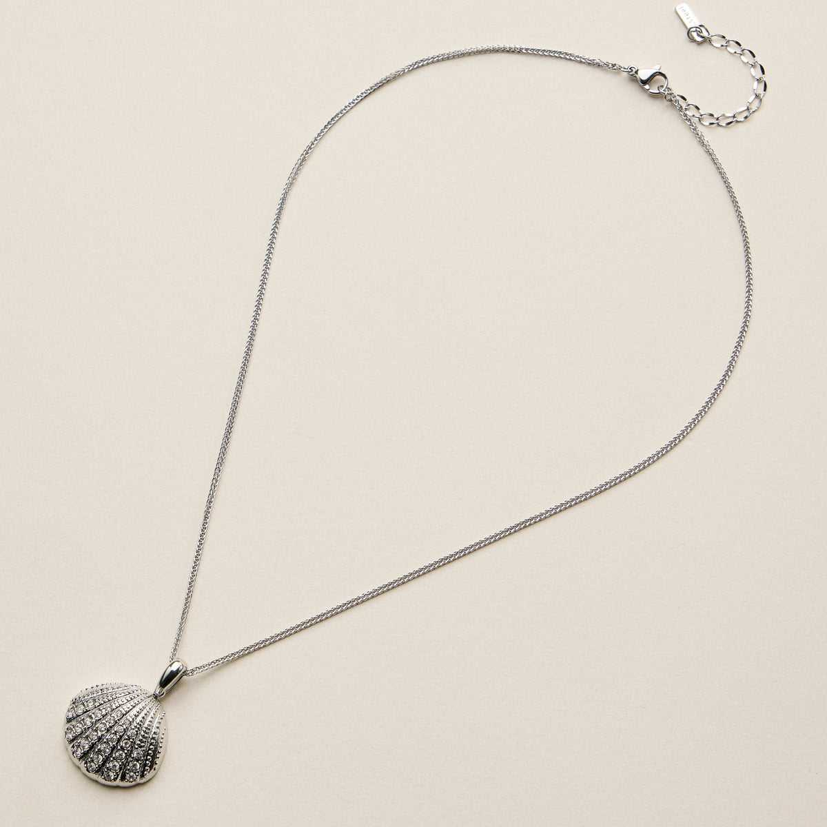 Stainless Steel Gold Coin Seashell Pendant Necklace