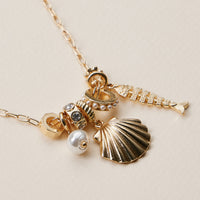 Gold Dipped Symbolic Multi Charm Necklace Collection