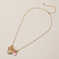 Gold Dipped Symbolic Multi Charm Necklace Collection