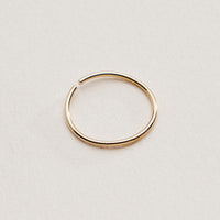 Thin Minimal Open Hoop Nose Ring