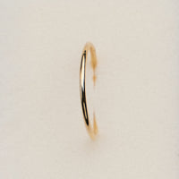 Thin Minimal Open Hoop Nose Ring
