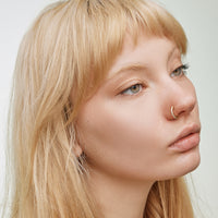 CZ Pave Hinged Nose Ring