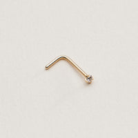 Mini CZ Prong Nose Stud