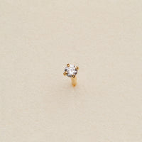 Petite CZ Prong Nose Stud