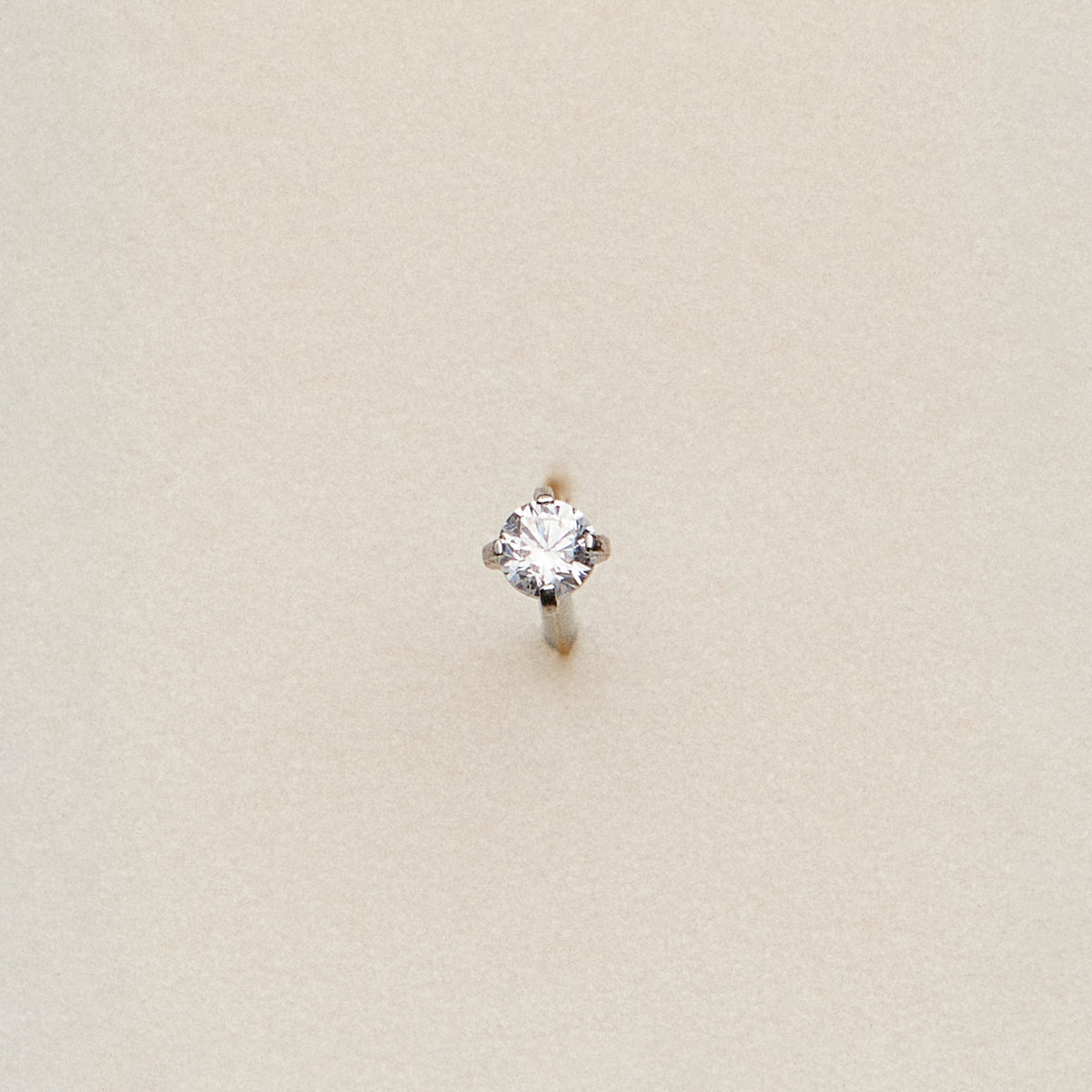 Petite CZ Prong Nose Stud
