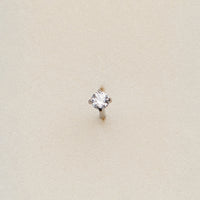 Petite CZ Prong Nose Stud