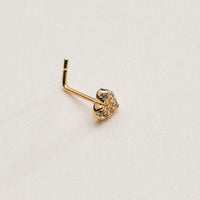 Pavé Heart CZ Nose Stud