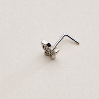 Pavé Butterfly CZ Nose Stud