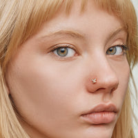Butterfly CZ Nose Stud