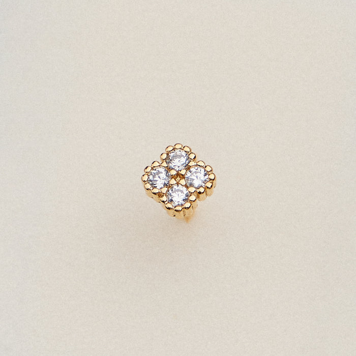 CZ Flower Cluster Nose Stud
