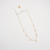 Stainless Steel Dainty Pearl Drop Necklace – Hypoallergenic & Tarnish Resistant