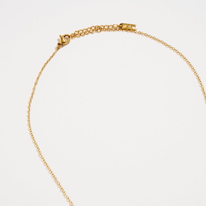 Stainless Steel Dainty Pearl Drop Necklace – Hypoallergenic & Tarnish Resistant