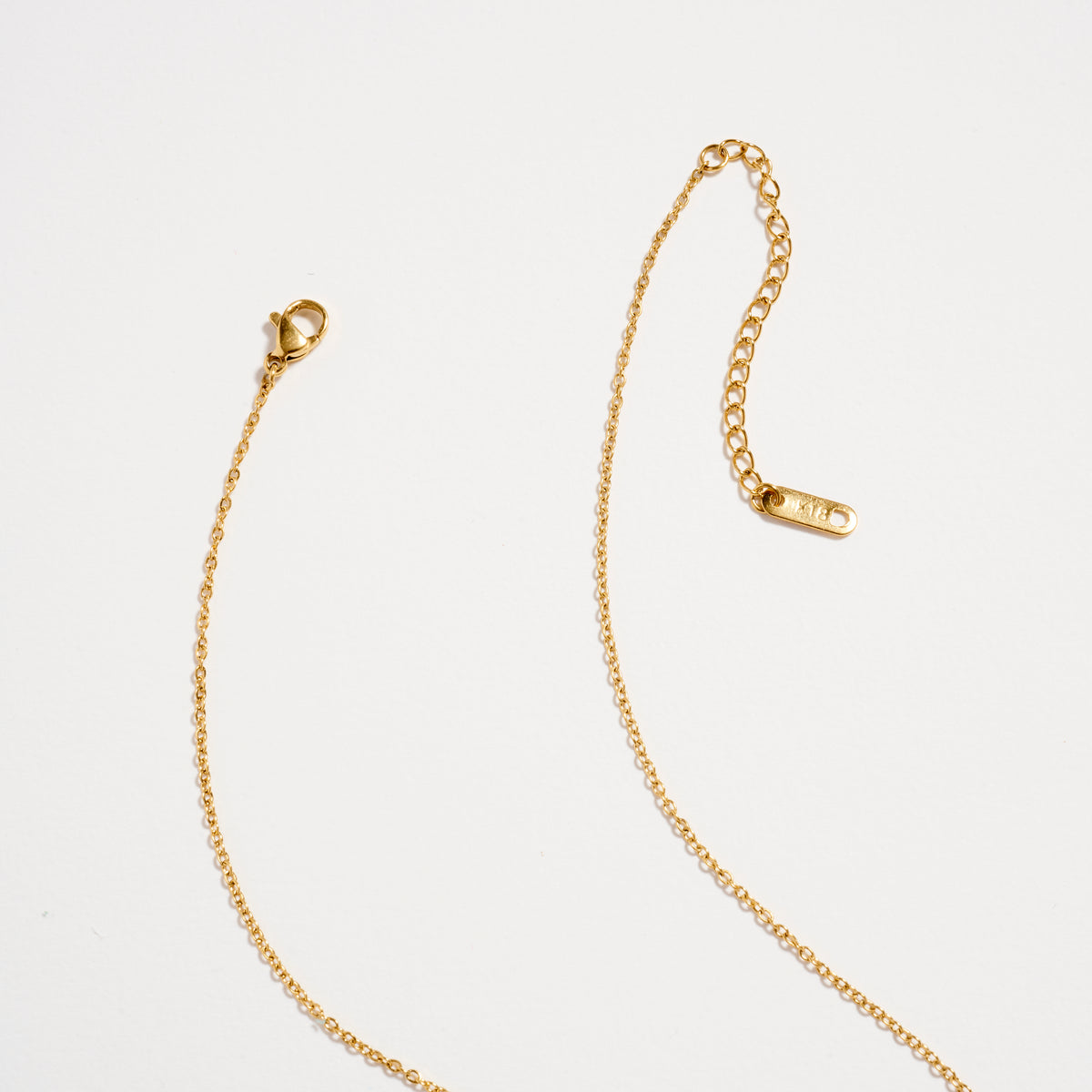 Gold CZ Solitaire Necklace – Dainty Bezel Pendant