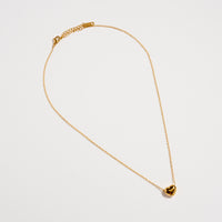 Gold Heart Necklace – Dainty Stainless Steel Pendant