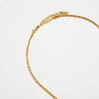 Gold Teardrop Necklace – Dainty CZ Pendant Chain