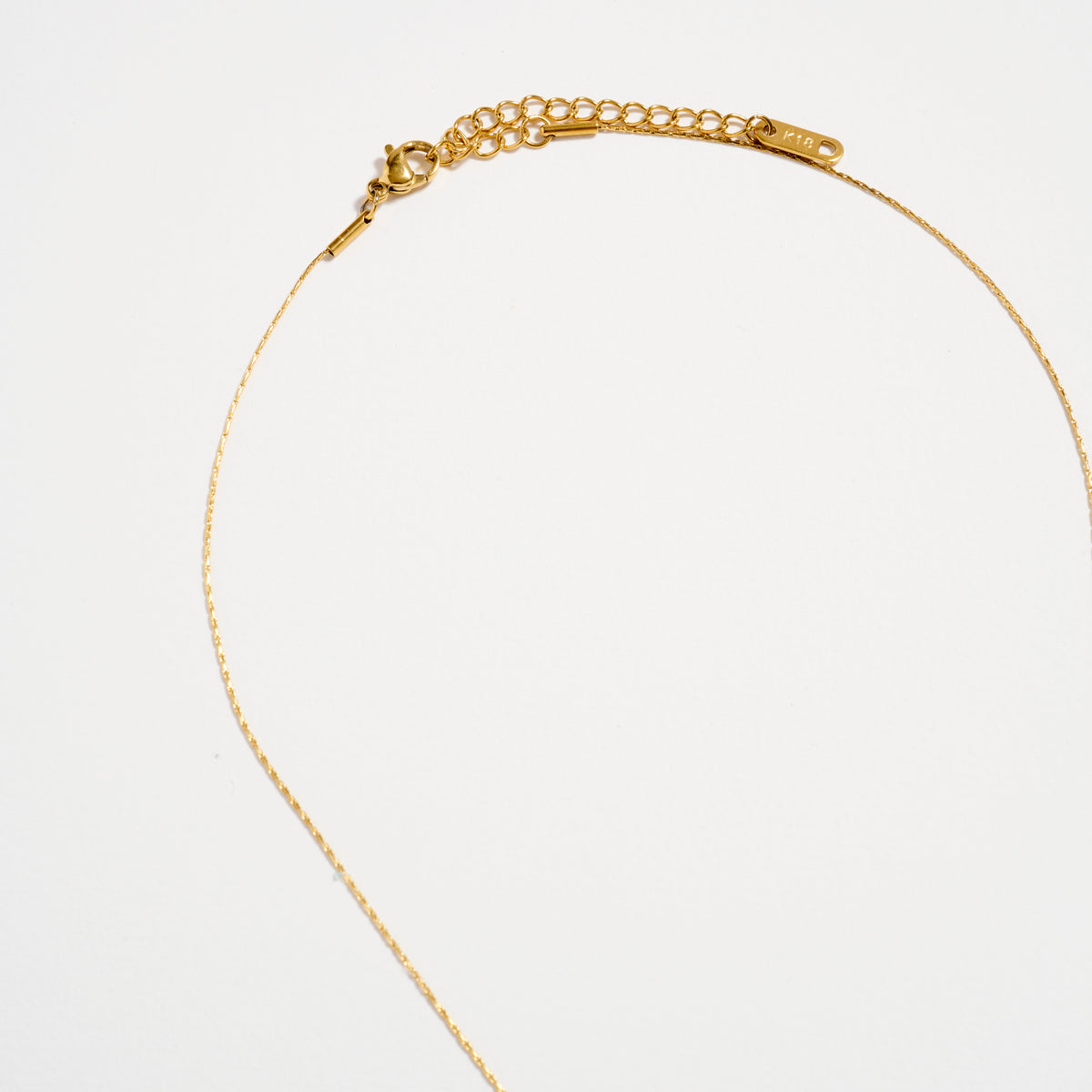 Gold Pearl Bar Necklace – Dainty Freshwater Pendant