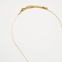 Gold Pearl Bar Necklace – Dainty Freshwater Pendant