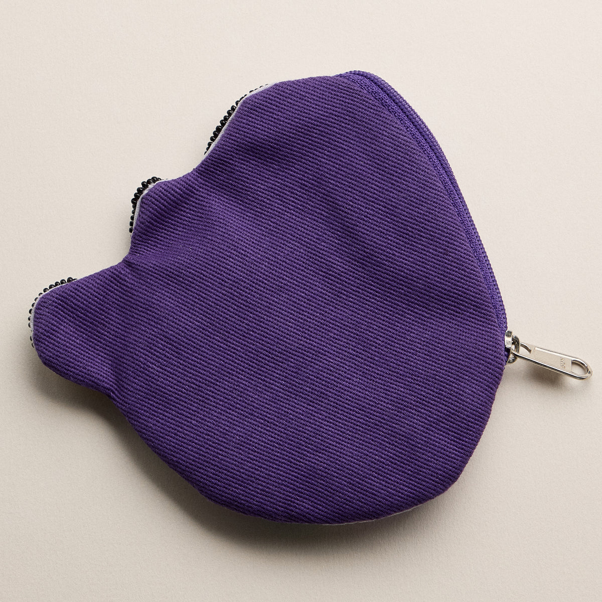 Mardi Gras Alligator Beaded Coin Purse with Beadwork & Pearls