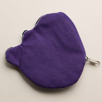 Mardi Gras Alligator Beaded Coin Purse with Beadwork & Pearls