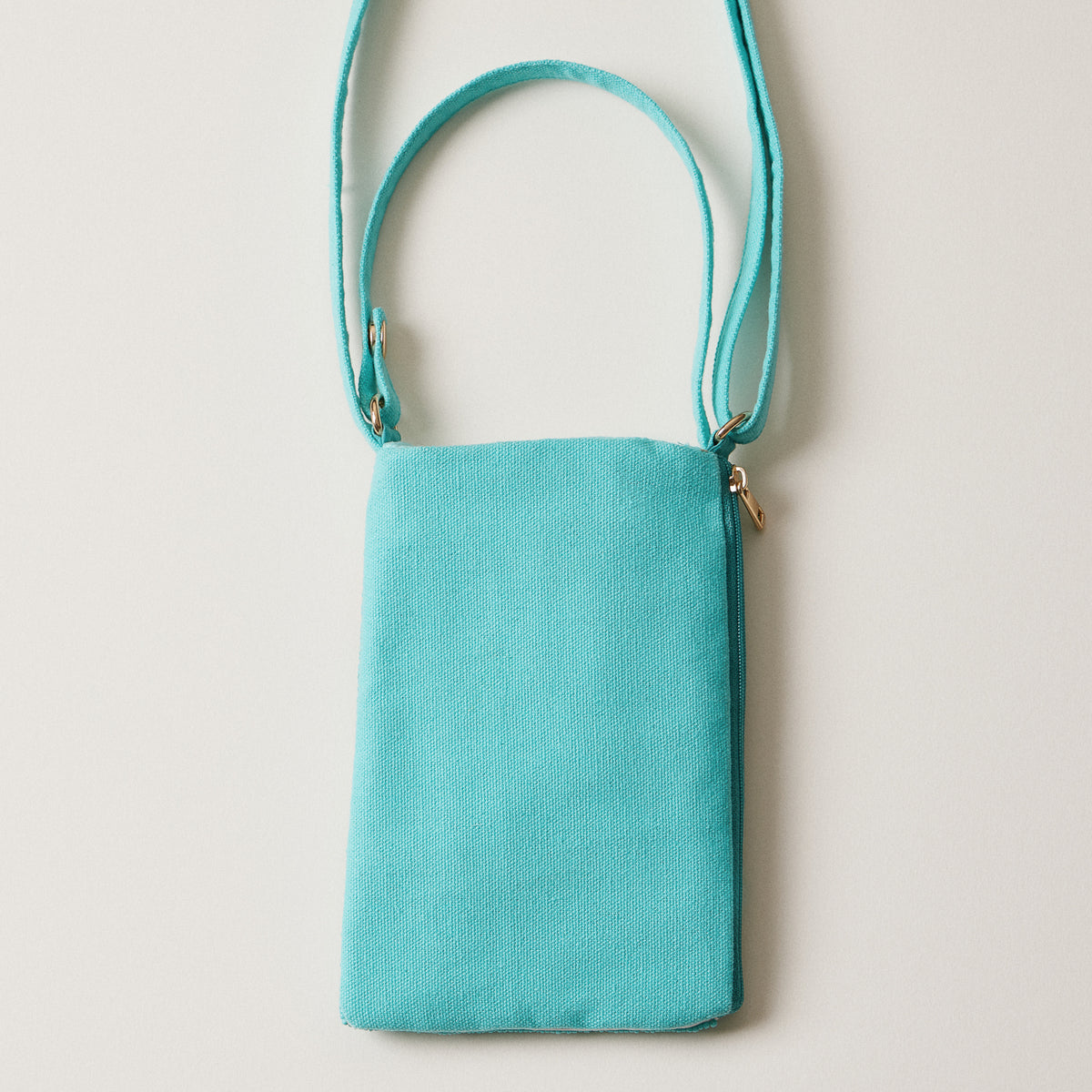 Seed Beaded Tropical Crossbody Phone Bag | Multifunctional Zipper Bag