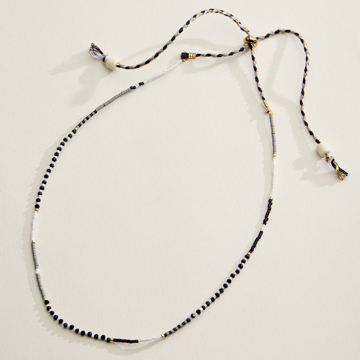 Boho Minimalist Seed Bead Necklace