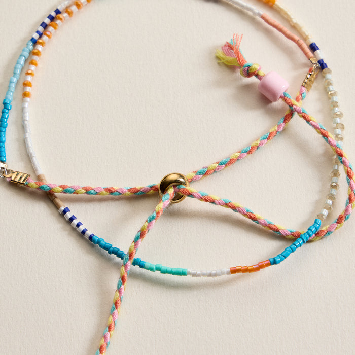 Boho Minimalist Seed Bead Necklace