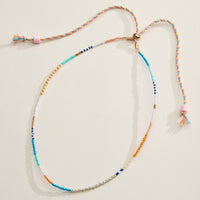 Boho Minimalist Seed Bead Necklace