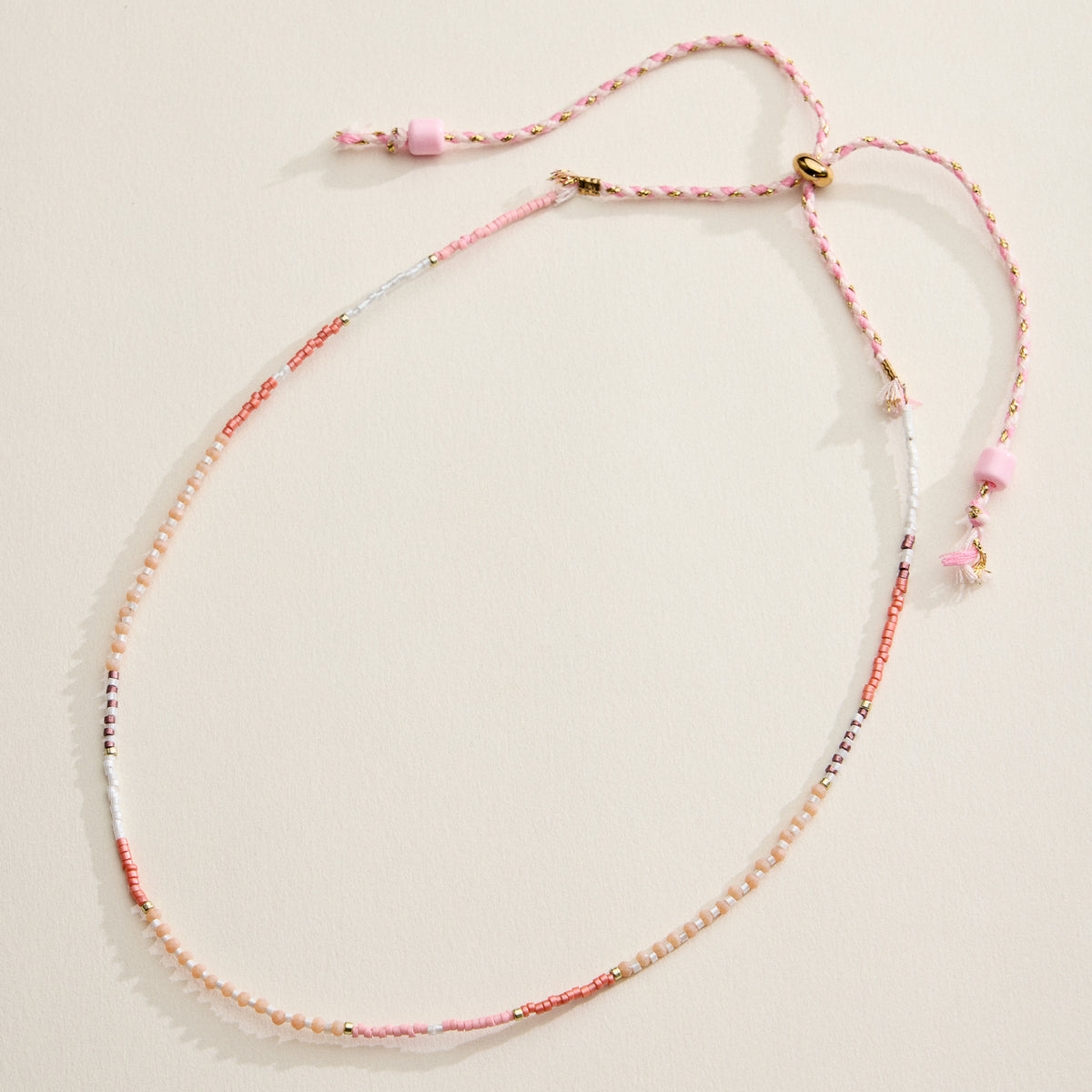 Boho Minimalist Seed Bead Necklace