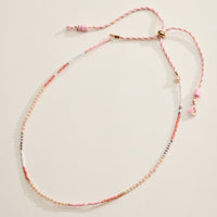 Boho Minimalist Seed Bead Necklace