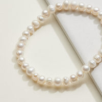 Freshwater Pearl Stretch Bracelet | Organic Pearl Jewelry