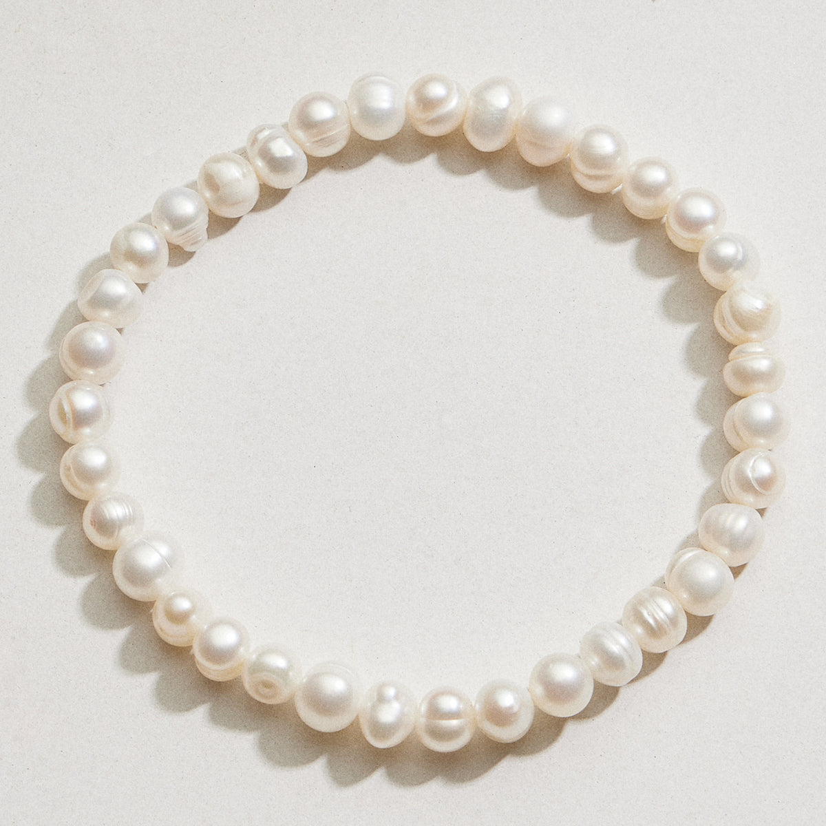 Freshwater Pearl Stretch Bracelet | Organic Pearl Jewelry