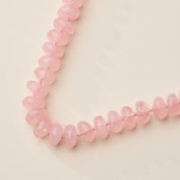 Chunky Translucent Glass Bead Necklace with Adjustable Chain – Handmade Statement Jewelry