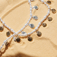 Pearl Shell Charm Necklace — Gold/Silver
