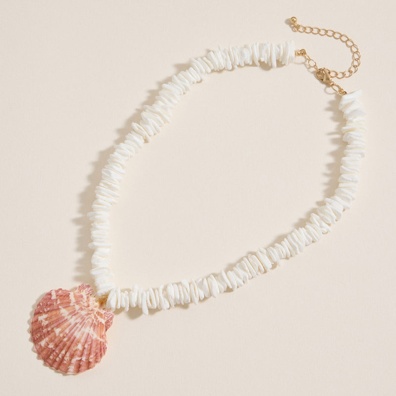 Shell Pendant Beach Necklace