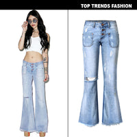 Loose Fit High-Waist Denim Jeans