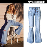 Loose Fit High-Waist Denim Jeans