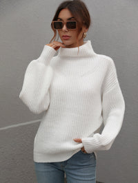 Turtleneck Pullover Loose Sweater