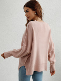 Casual Loose Split Pullover