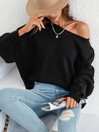 Casual Loose Split Pullover