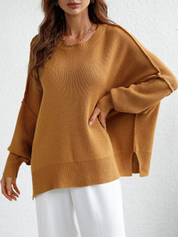 Casual Loose Split Pullover