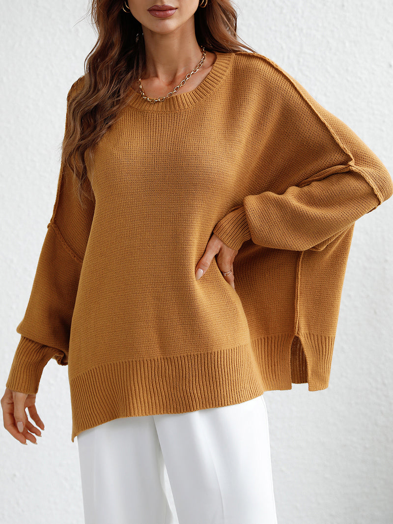 Casual Loose Split Pullover
