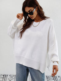 Casual Loose Split Pullover