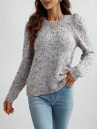 Yarn Knitted Solid Sweater